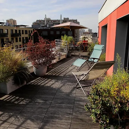 Apartment Duplex Grande Terrasse, Vue Sur Canal Paris